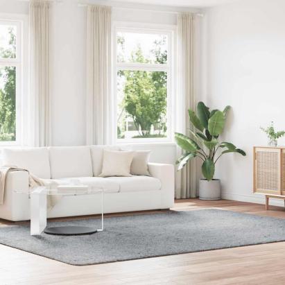 Covor shaggy cu pom înalt, NAVARRA, gri deschis, 240x340 cm GartenMobel Dekor