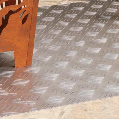 Plăci cu tablouri 4 pcs Argintiu 100 x 50 cm Aluminiu GartenMobel Dekor