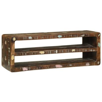 Suport TV Multicolour 100 x 32 x 36 cm Lemn masiv recuperat GartenMobel Dekor