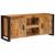 Cabinet TV Maro 120 x 30 x 50 cm Lemn masiv de mango nefinisat GartenMobel Dekor