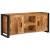 Cabinet TV Maro 120 x 30 x 50 cm Lemn masiv de mango nefinisat GartenMobel Dekor