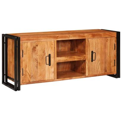 Cabinet TV Maro 120 x 30 x 50 cm lemn masiv de acacia GartenMobel Dekor