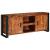 Cabinet TV Multicolour 120 x 30 x 50 cm Lemn masiv reciclat GartenMobel Dekor