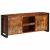 Cabinet TV Multicolour 120 x 30 x 50 cm Lemn masiv reciclat GartenMobel Dekor