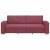 Canapea cu 3 locuri, roșu vin, 180 cm, material textil GartenMobel Dekor