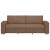 Canapea cu 3 locuri, maro, 180 cm, material textil GartenMobel Dekor