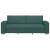 Sofa cu 3 locuri cu pernă Verde închis țesătură GartenMobel Dekor