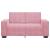 Canapea cu 2 locuri, roz, 120 cm, catifea GartenMobel Dekor