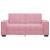 Canapea cu 2 locuri, roz, 140 cm, catifea GartenMobel Dekor