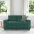Canapea pentru două persoane cu pernă Verde închis Catifea GartenMobel Dekor