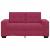 Canapea pentru două persoane cu pernă bordo Catifea GartenMobel Dekor