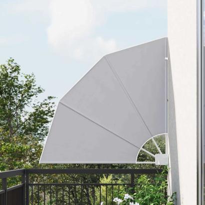 Ecran de intimitate pentru balcon Gri 115 x 115 cm țesătură GartenMobel Dekor