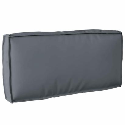 Pernă pentru spătar din paleți Antracit 80 x 40 x 12 cm GartenMobel Dekor