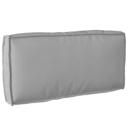Pernă pentru spătar din paleți cu pernă Gri 80 x 40 x 12 cm GartenMobel Dekor