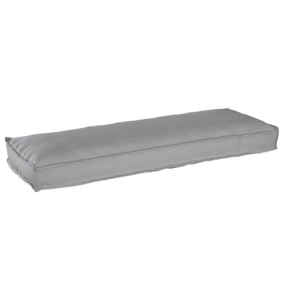 Pernă pentru bancă din paleți Gri 120 x 40 x 8 cm Tafeta Oxford GartenMobel Dekor