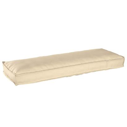 Pernă pentru bancă din paleți Bej 120 x 40 x 8 cm Tafeta Oxford GartenMobel Dekor