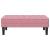 bancă Roz 113 x 57 x 39 cm Catifea GartenMobel Dekor