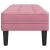 bancă Roz 113 x 57 x 39 cm Catifea GartenMobel Dekor