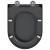 Toaletă cu eliberare rapidă Antracit 46.2 x 36 x 4.3 cm GartenMobel Dekor
