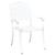 Scaun pentru Grădină 2 pcs Alb 55 x 56.5 x 91cm Aluminiu GartenMobel Dekor