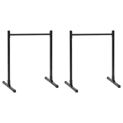 Stații de diptungi Manual 2 pcs Negru 109 x 90 x 105 cm GartenMobel Dekor