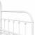 Cadru de pat de zi cu headboard Alb 90 x 190 cm Oțel GartenMobel Dekor