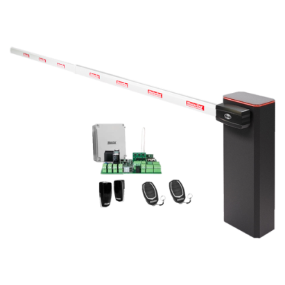 KIT complet bariera acces AUTO / 4 m, montaj universal ST/DR - MOTORLINE TURBO-4-KIT SafetyGuard Surveillance