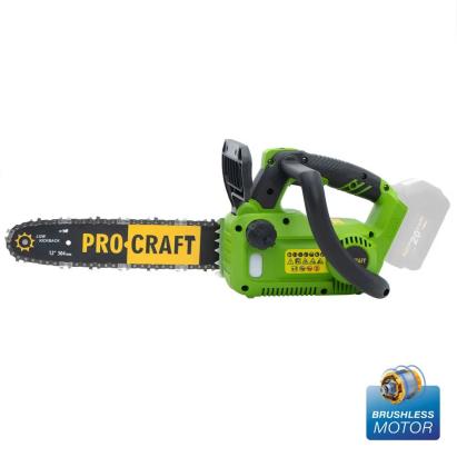 Fierăstrău cu lanț și acumulator PROCRAFT PKA42Li Brushless,20V / 2Ah, NU VINE INSOTIT DE ACUMULATOR /INCARCATOR Innovative ReliableTools
