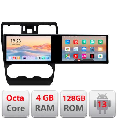 Navigatie Subaru Subaru Forester Impreza XV 2013 2013 Kit-062 Edotec 2 ecrane  8 core 4+128 21.6 inch Incell android Wifi 5Ghz gps internet et G CarStore Technology