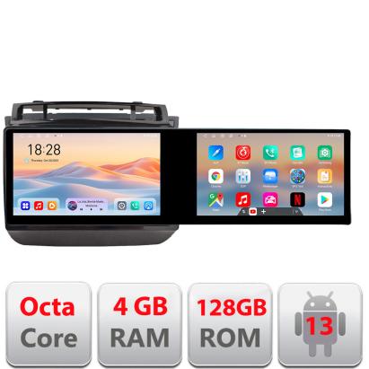 Navigatie VW Touareg 2012-2019 Kit-1142 Edotec 2 ecrane  8 core 4+128 21.6 inch Incell android Wifi 5Ghz gps internet CarStore Technology