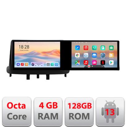 Navigatie Renault Megane 3 Fluence Kit-145 Edotec 2 ecrane  8 core 4+128 21.6 inch Incell android Wifi 5Ghz gps internet CarStore Technology