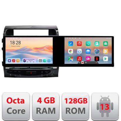 Navigatie Toyota Land Cruiser V8 L200 2009-2020 Lenovo Incell 1K 10.5 inch  8 core 4+64 carplay android auto radio internet kit-381-type-b+EDT-E211-RK+kit-10-9 CarStore Technology