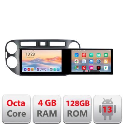 Navigatie VW TIGUAN si Golf Plus 2001-2011 Edotec 2 ecrane  8 core 4+128 21.6 inch Incell android Wifi 5Ghz gps internet CarStore Technology