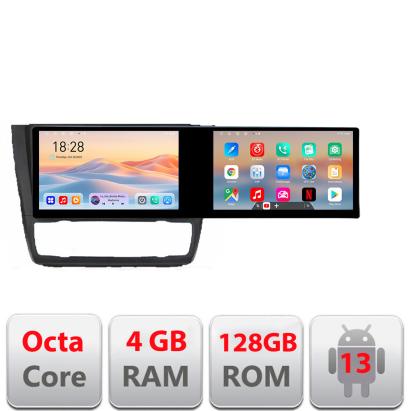 Navigatie BMW Seria 1 E87 Kit-bmw117 Edotec 2 ecrane  8 core 4+128 21.6 inch Incell android Wifi 5Ghz gps internet CarStore Technology