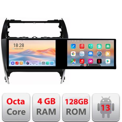 Navigatie Toyota Camry 2012-2018 Edotec 2 ecrane  8 core 4+128 21.6 inch Incell android Wifi 5Ghz gps internet  Kit-camry12 CarStore Technology