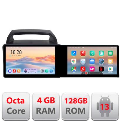 Navigatie Kia Carnival 2006-2014 Edotec 2 ecrane  8 core 4+128 21.6 inch Incell android Wifi 5Ghz gps internet  KIT-carnival2006 CarStore Technology