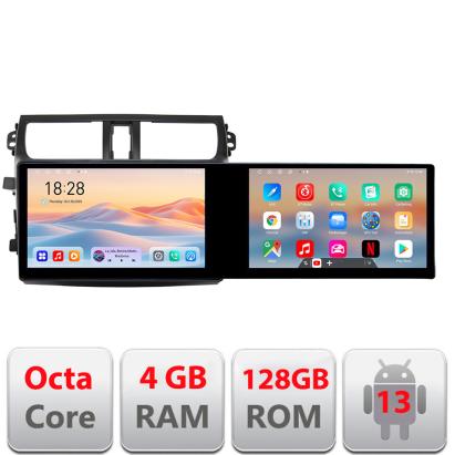 Navigatie Suzuki Celerio 2014-2021 Edotec 2 ecrane  8 core 4+128 21.6 inch Incell android Wifi 5Ghz gps internet  KIT-celerio CarStore Technology