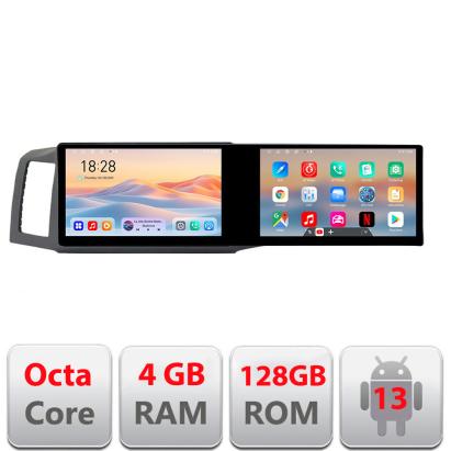 Navigatie Jeep Grand Cherokee 2008-2010 Edotec 2 ecrane  8 core 4+128 21.6 inch Incell android Wifi 5Ghz gps internet  Kit-cherokee-2009 CarStore Technology