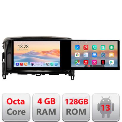 Navigatie Mitsubishi Eclipse Cross 2017- Edotec 2 ecrane  8 core 4+128 21.6 inch Incell android Wifi 5Ghz gps internet  Kit-cross-eu CarStore Technology