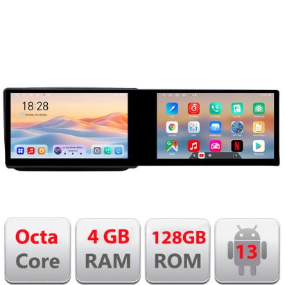 Navigatie Skoda Fabia 2 2009-2014 Edotec 2 ecrane  8 core 4+128 21.6 inch Incell android Wifi 5Ghz gps internet  Kit-fabia2 CarStore Technology