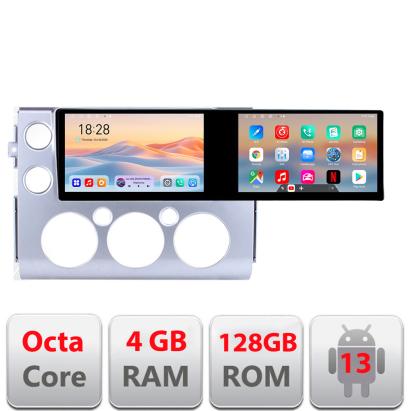 Navigatie Toyota FJ Cruiser 2006-2020 Edotec 2 ecrane  8 core 4+128 21.6 inch Incell android Wifi 5Ghz gps internet  Kit-fj-cruiser CarStore Technology