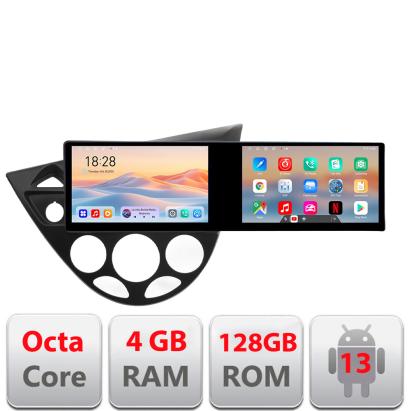 Navigatie Ford Focus 1 1998-2004 Edotec 2 ecrane  8 core 4+128 21.6 inch Incell android Wifi 5Ghz gps internet  kit-focus1 CarStore Technology