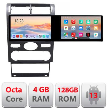 Navigatie Ford Mondeo 2004-2007 Edotec 2 ecrane  8 core 4+128 21.6 inch Incell android Wifi 5Ghz gps internet CarStore Technology