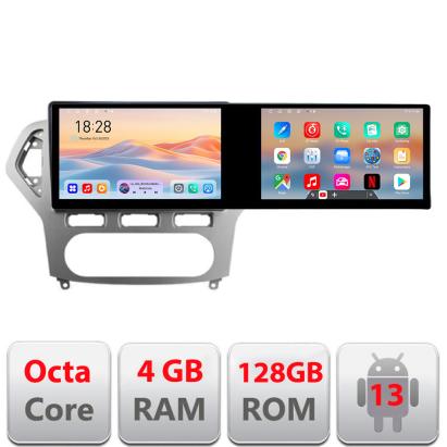Navigatie Ford Mondeo 2006-2010 Kit-mondeo-ac Edotec 2 ecrane  8 core 4+128 21.6 inch Incell android Wifi 5Ghz gps internet CarStore Technology