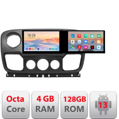 Navigatie Opel Movano, Renault Master 2010-2021  Edotec 2 ecrane  8 core 4+128 21.6 inch Incell android Wifi 5Ghz gps internet v1 CarStore Technology