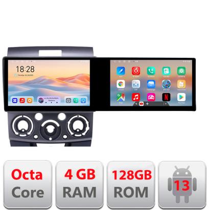 Navigatie Ford Ranger Mazda BT50 2007-2012 Kit-RANGER Edotec 2 ecrane  8 core 4+128 21.6 inch Incell android Wifi 5Ghz gps internet CarStore Technology