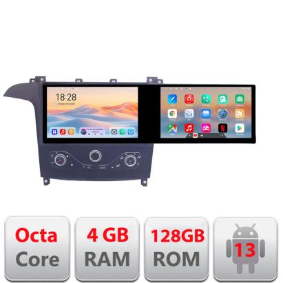 Navigatie Ford S-max 2006-2014 Lenovo Incell 1K 10.5 inch  8 core 4+64 carplay android auto radio internet KIT-smax-navi+EDT-E211-RK CarStore Technology