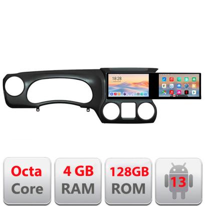 Navigatie Jeep Wrangler 2014-2016 Edotec 2 ecrane  8 core 4+128 21.6 inch Incell android Wifi 5Ghz gps internet  Kit-wr-15 CarStore Technology