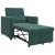 Sofa Pat Unilaterala Verde închis 90 x 165 x 87 cm Catifea GartenMobel Dekor