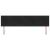 Tăblie cap Pe perete cu headboard Manual Negru 180 cm Catifea GartenMobel Dekor